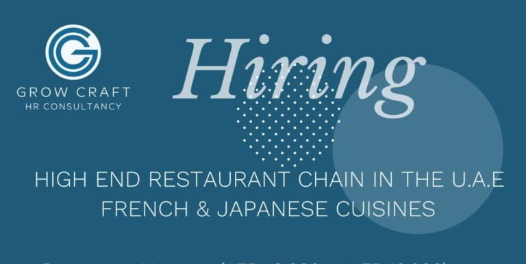 Dubai Restaurant Jobs