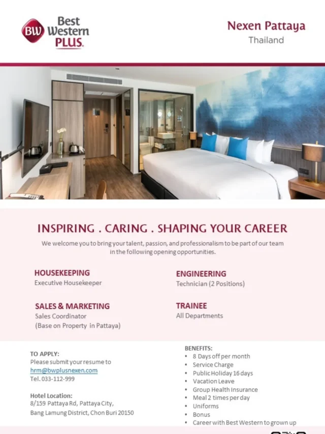 Discovering Opportunities at Best Western Plus Nexen Pattaya