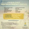 Open Day Recruitment Drive