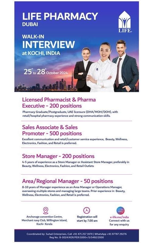 Walk In Interview Kochi