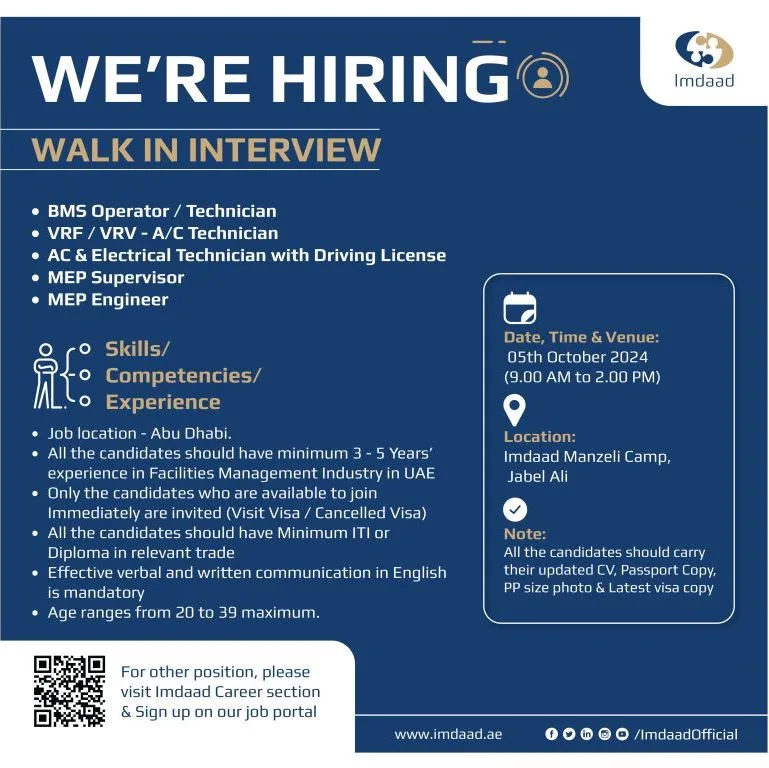 Walk In Interview