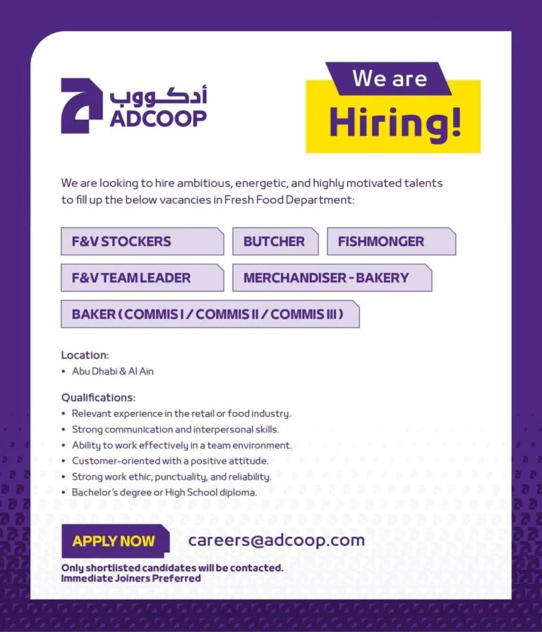 ADCOOP is hiring