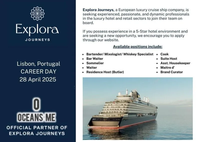 Recruitment Event, Luxury cruise jobs