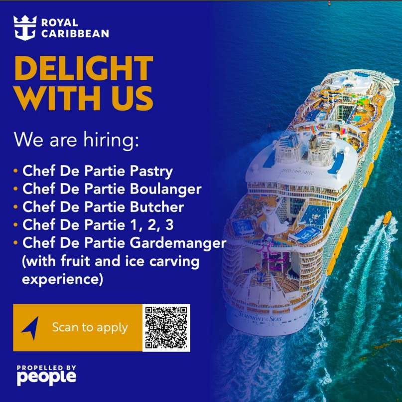 Royal Caribbean Careers 2025: Exciting Job Openings for Culinary Experts on the High Seas 1 Royal Caribbean careers