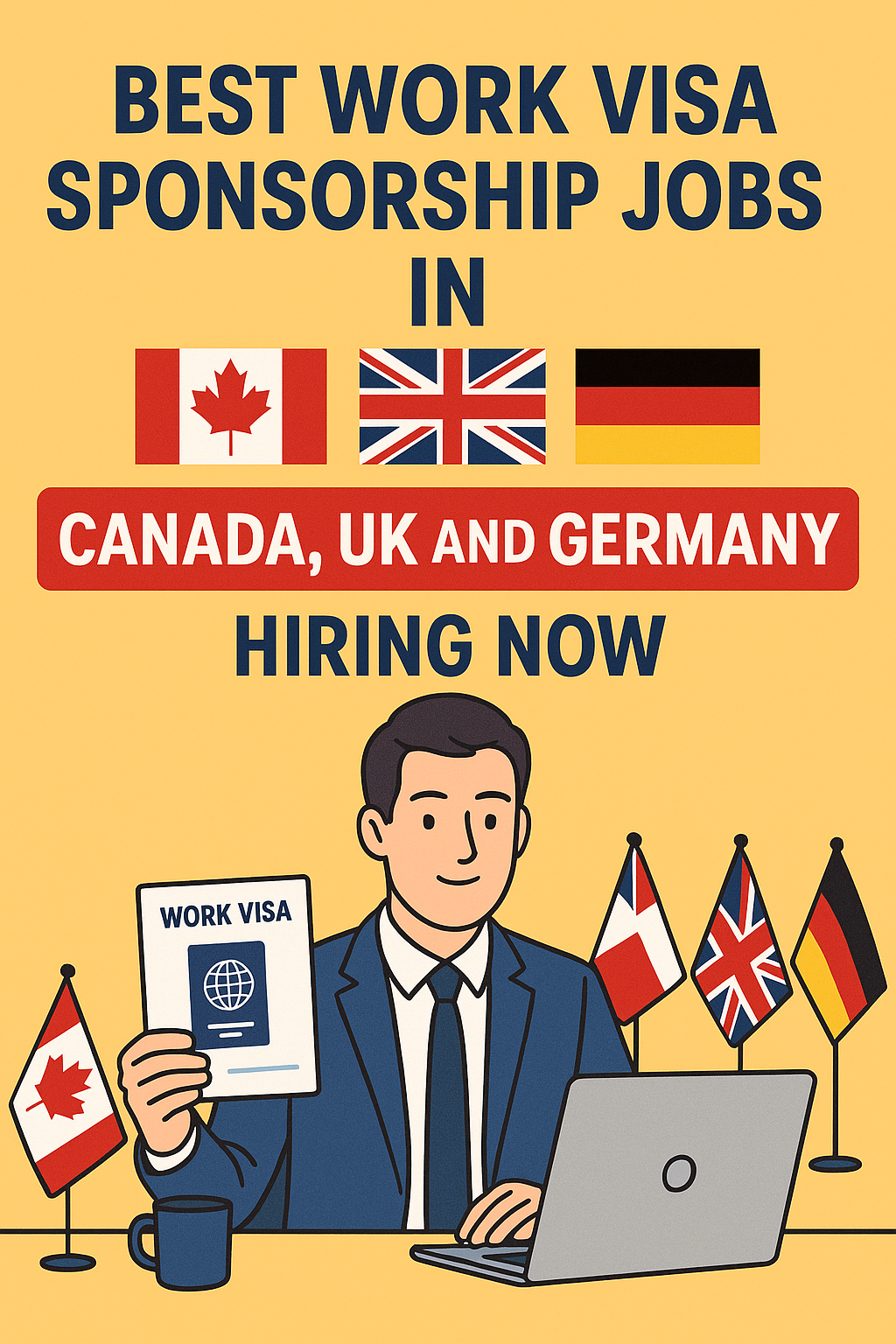 Best Work Visa Sponsorship Jobs in Canada, UK, and Germany – Hiring Now