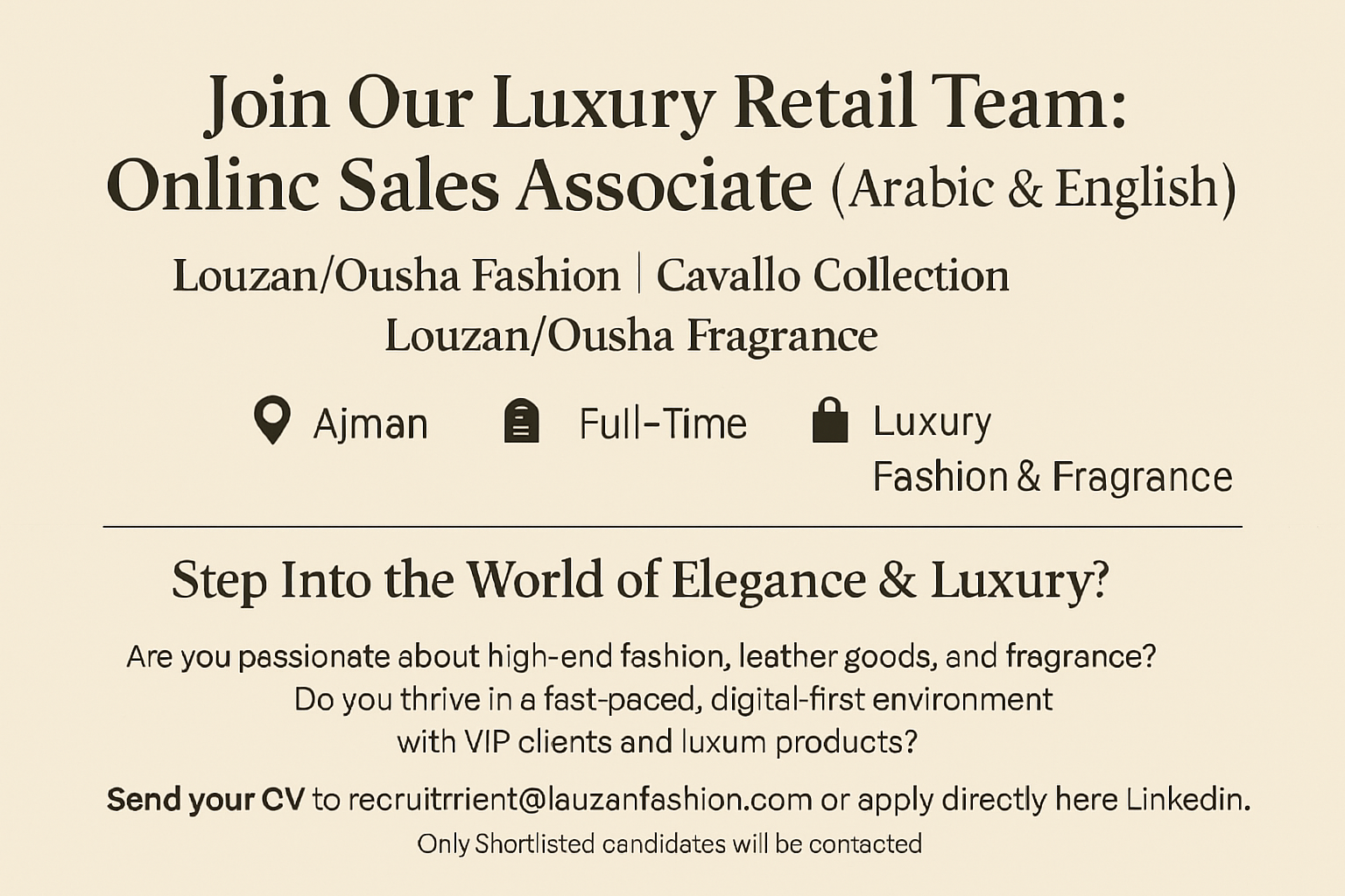 Online Sales Associate jobs Ajman