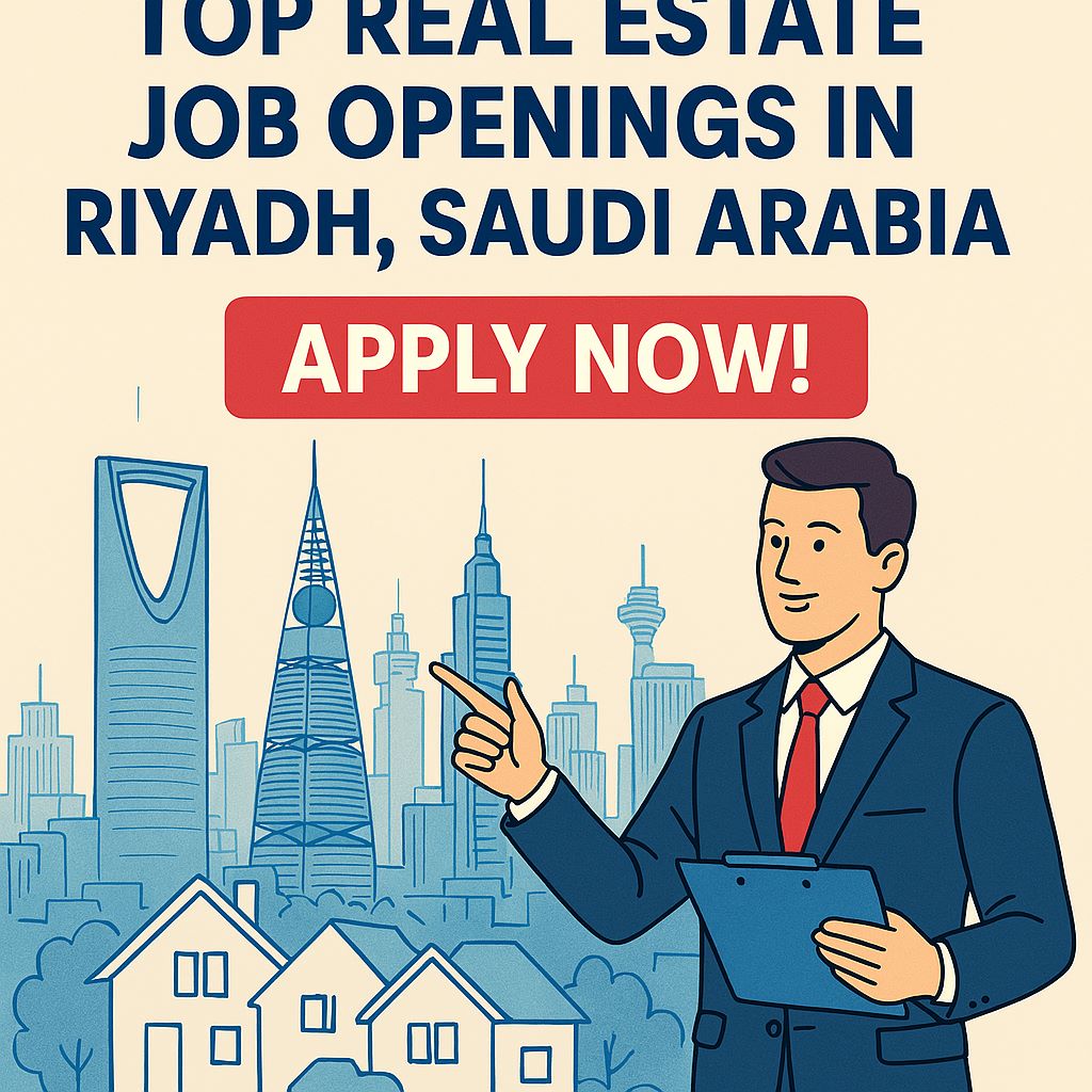 Real Estate Jobs in Riyadh – Multiple Openings | Apply Now